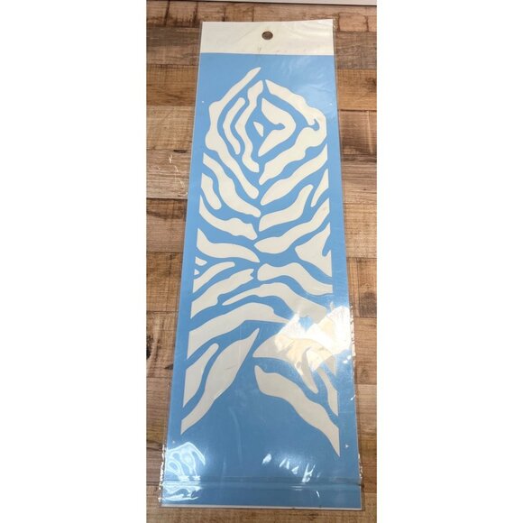 Zebra Print Reusable Stencil Template For Home Decor & DIY Craft Projects AS101 - Picture 1 of 2